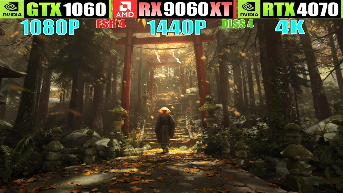 Ghost of Tsushima PC'de RTX 4070 ile 62 FPS: Çim Yoğunluğu Ayarı %22 Performans Kaybına Yol Açıyor