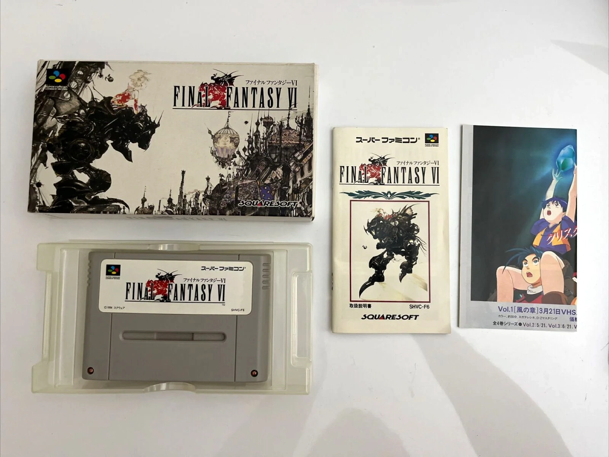 Mühürlü FF VI SNES Kutu Seti Rekor Kırdı: 4.8 Milyon Dolar